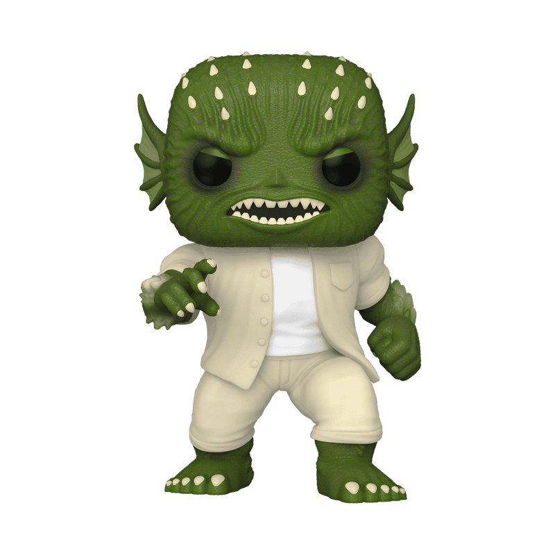 Figurine Funko Pop Abomination (n°1129), peau verte écailleuse, costume clair
