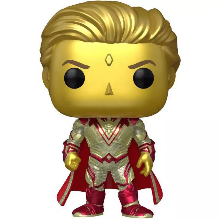 Figurine Funko Pop Adam Warlock (n°1210), peau et cheveux dorés, armure rouge et or, cape