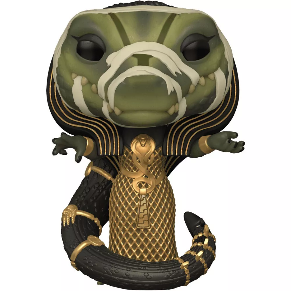 Figurine Funko Pop Ammit (n°1052), tête de crocodile verte, corps serpentin orné de motifs dorés égyptiens