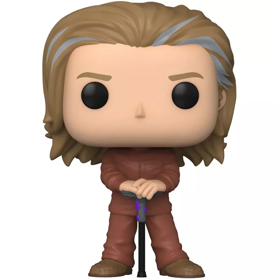Figurine Funko Pop Arthur Harrow (n°1051), cheveux châtains mi-longs, tenue bordeaux, canne en main