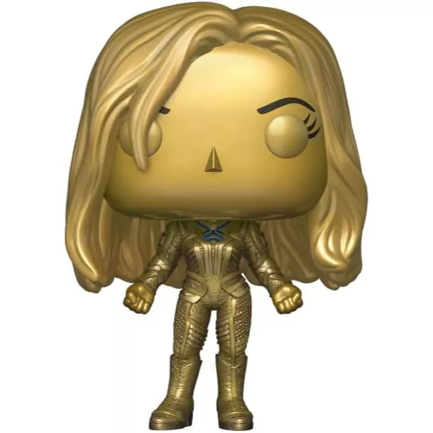 Figurine Funko Pop Ayesha (n°1215), peau et cheveux entièrement dorés, costume Souverain à motifs géométriques