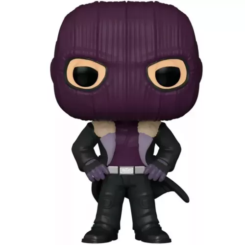 Figurine Funko Pop Baron Zemo (n°702), masque violet texturé, costume noir