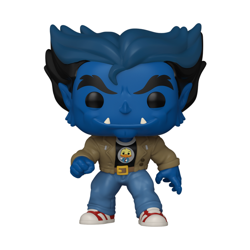 Figurine Funko Pop Beast (n°1611), fourrure bleue, tenue décontractée