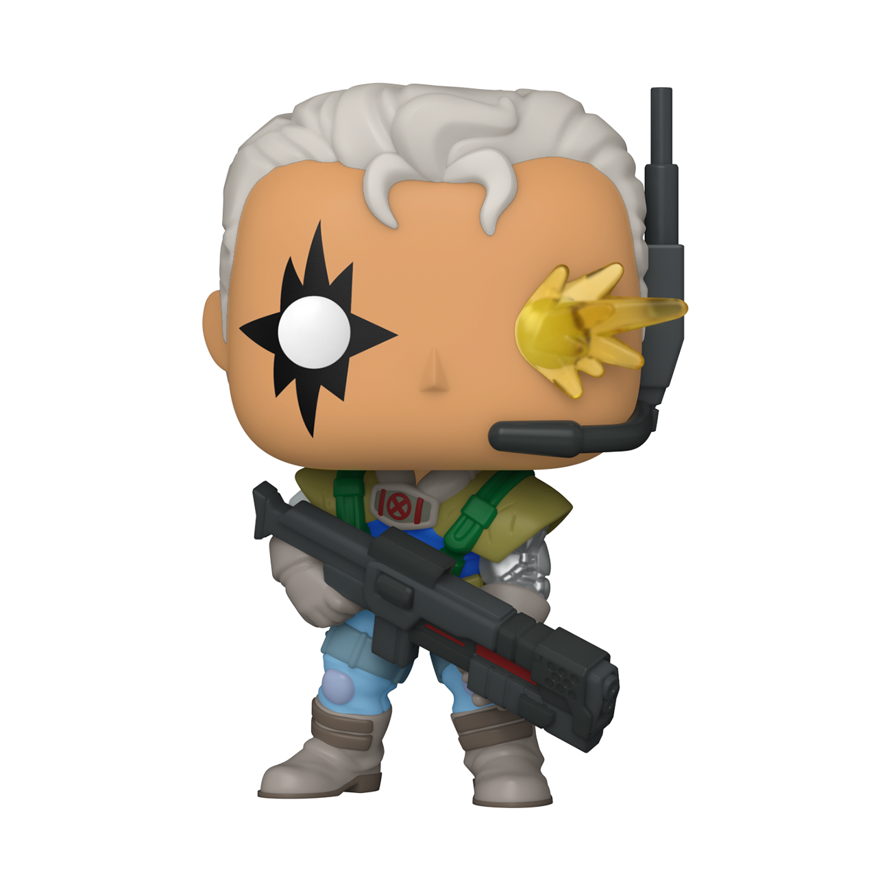 Figurine Funko Pop Cable (n°1594), bras cybernétique, fusil à l'épaule