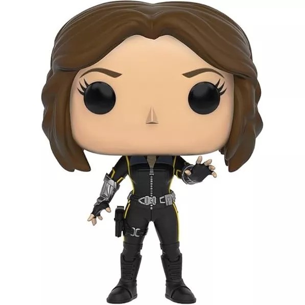 Figurine Funko Pop Agent Daisy Johnson (n°166), combinaison tactique noire et jaune, gant sismique