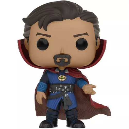 Figurine Funko Pop Doctor Strange (n°169), cape de Lévitation rouge, Œil d'Agamotto au cou