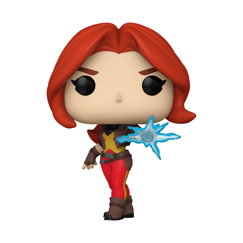 Figurine Funko Pop Jean Grey (n°1597), cheveux roux, énergie psychique bleue