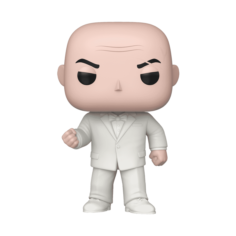 Figurine Funko Pop Kingpin (n°1544), costume blanc, crâne chauve