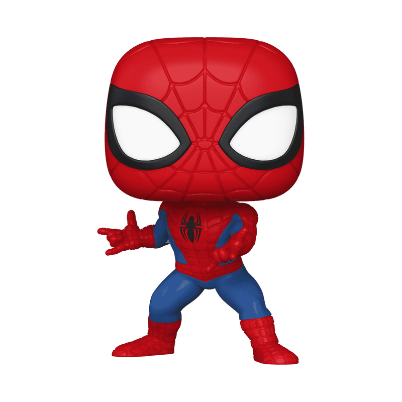 Figurine Funko Pop Spider-Man Marvel New Classics (n°1422), costume rouge et bleu toilé