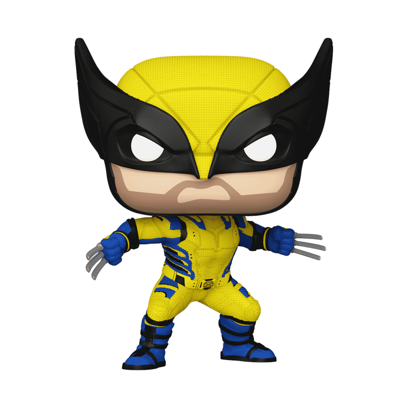 Figurine Funko Pop Wolverine with Claws (n°1363), costume jaune et bleu, griffes sorties