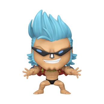 Figurine Funko Pop Franky avec lunettes de soleil, charpentier cyborg de l'équipage