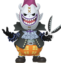 Figurine Funko Pop Gecko Moria, ancien Grand Corsaire et maître de Thriller Bark, issue du coffret surprise Pop! Mystery One Piece