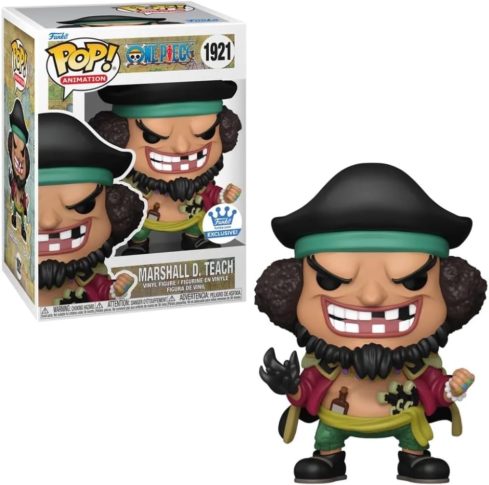 Figurine Funko Pop Marshall D. Teach / Barbe Noire (n°1921), chapeau noir