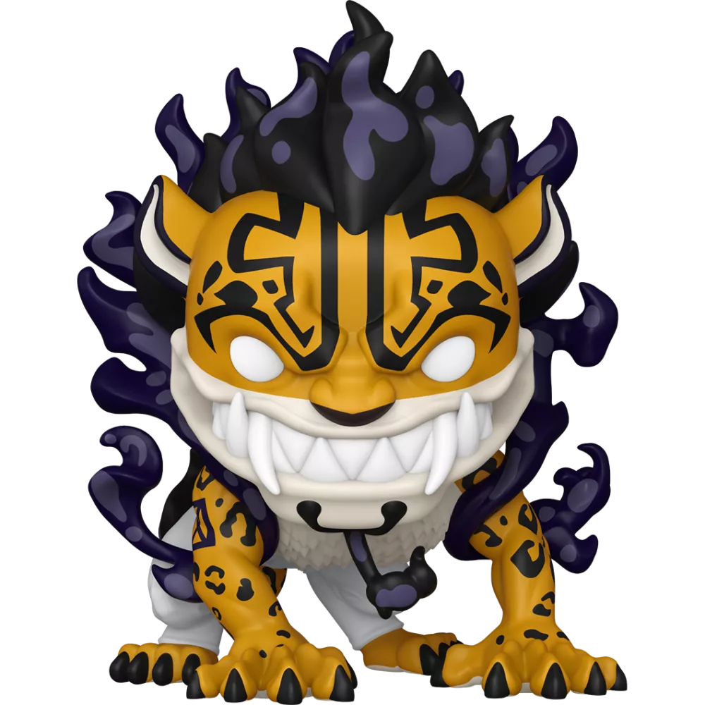 Figurine Funko Pop Rob Lucci (n°2140), forme hybride léopard