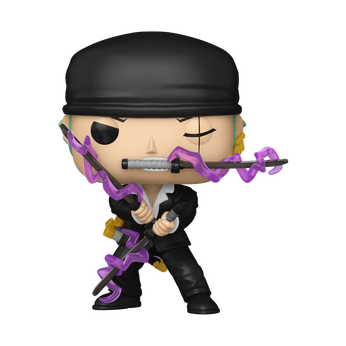 Figurine Funko Pop Roronoa Zoro (n°327), édition Glow-in-the-Dark post-ellipse temporelle (arc de Wano), sabreur de l'équipage
