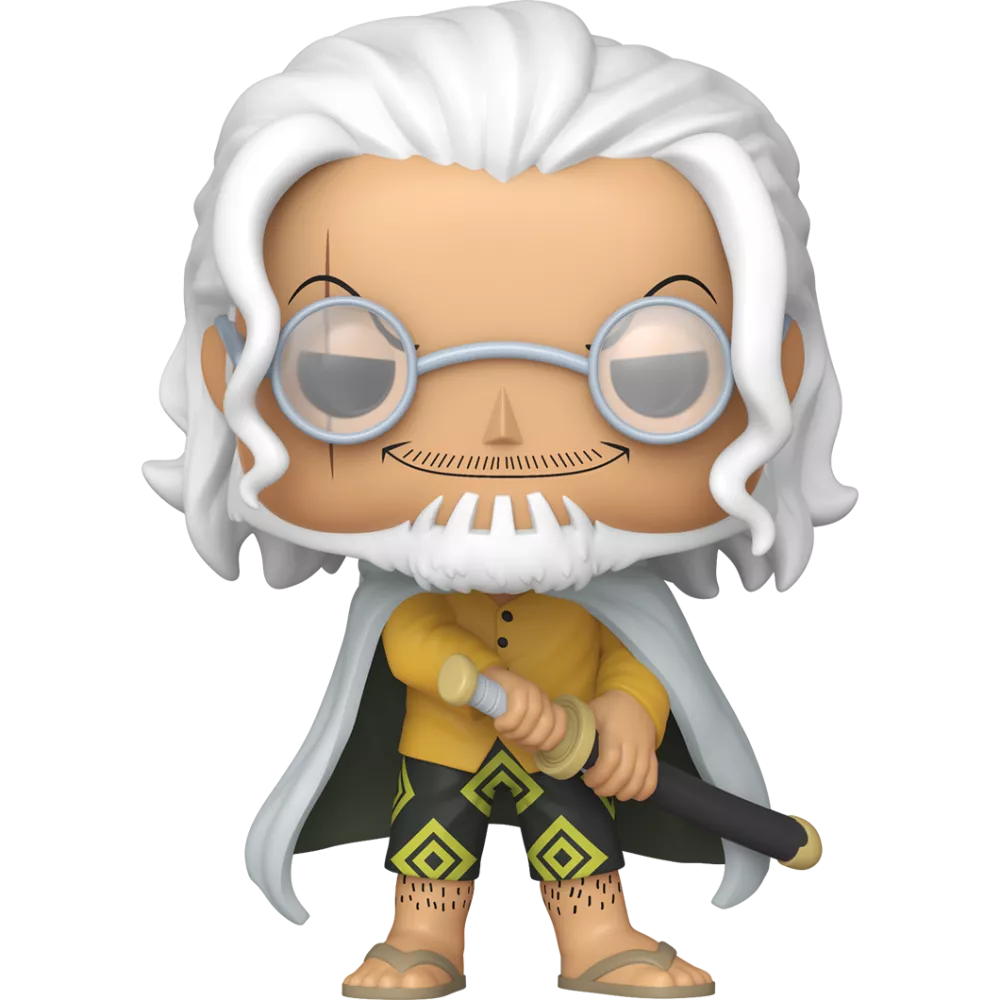 Figurine Funko Pop Silvers Rayleigh (n°2150), cheveux blancs et lunettes rondes