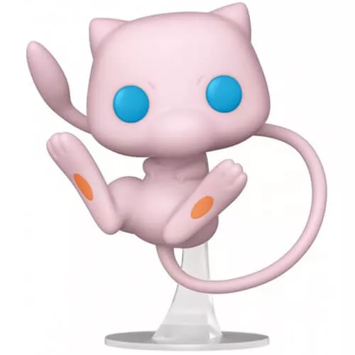 Figurine Funko Pop Mew (n°643), corps rose en lévitation, longue queue
