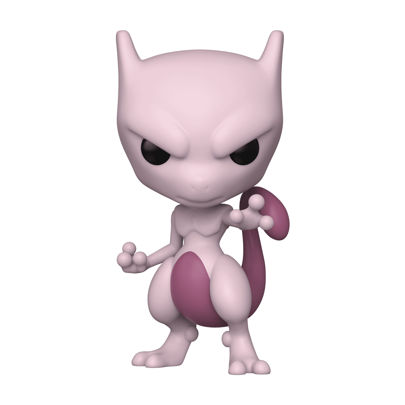 Figurine Funko Pop Mewtwo (n°581), pose de combat, queue levée