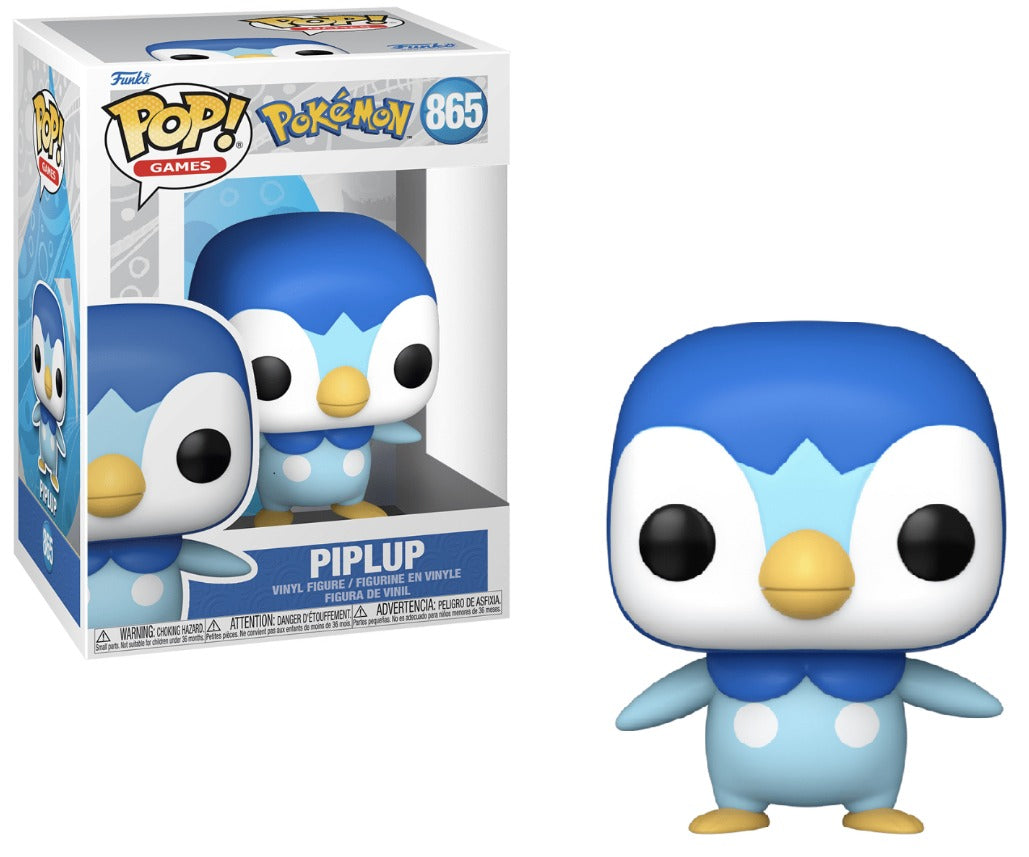 Figurine Funko Pop Tiplouf (n°865), silhouette bleue et blanche, marque frontale en forme de couronne